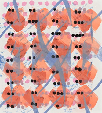 CROIX DANSANTES - FORMES CORAIL / ORANGÉES, 2024