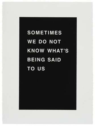 «Sometimes we do not know what's being said to us», 2026
