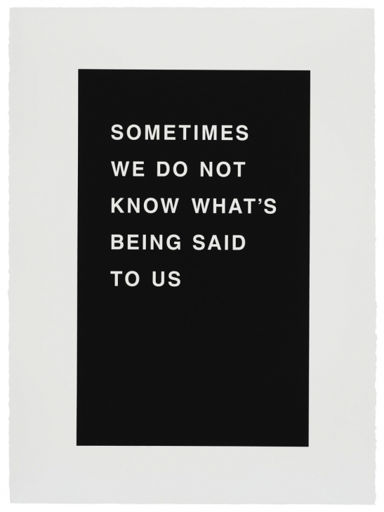 «Sometimes we do not know what's being said to us», 2026