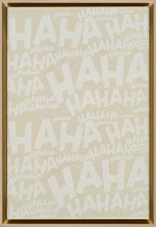 The Absurdity of Contemporary Existence (hahaha white), 2025